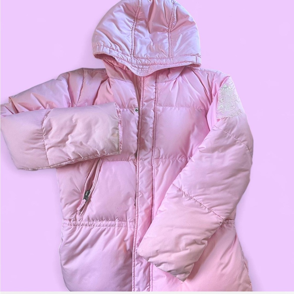 SOLD!!!!! POLO RALPH LAUREN- girl down jacket winter coat bubblegum pink puffer